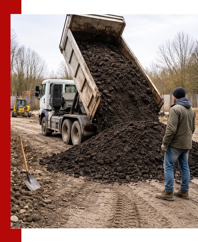 Доставка чернозема навалом в Каменске-Уральском быстро и выгодно