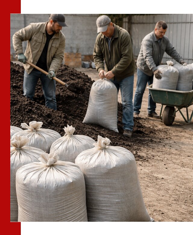 Купить чернозем в мешках с доставкой в Каменске-Уральском