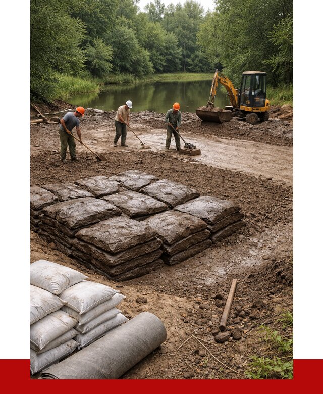 Купить глину для пруда в Каменске-Уральском от 4787 р. с доставкой | ПРОНЕРУДКмн