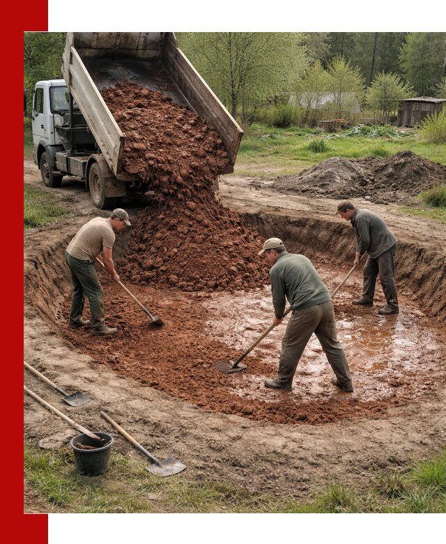 Купить качественную глину для пруда в Каменске-Уральском