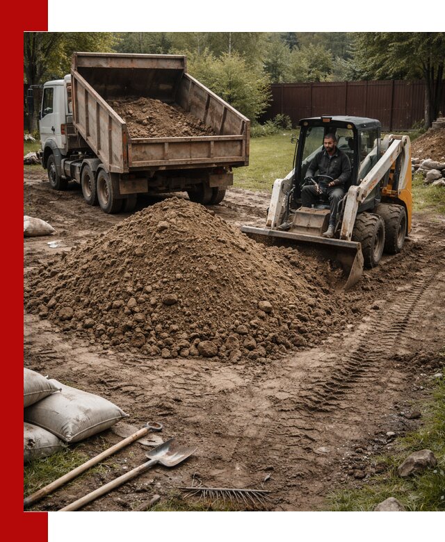 Суглинок для планировки участков в Каменске-Уральском с доставкой и выгрузкой