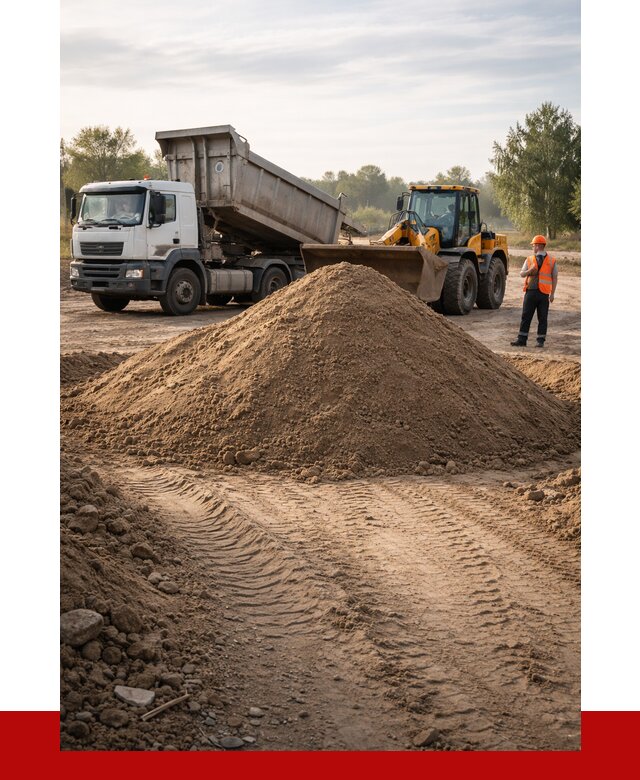 Купить песчаный грунт с доставкой в Каменске-Уральском от 4468 р. | ПРОНЕРУДКмн