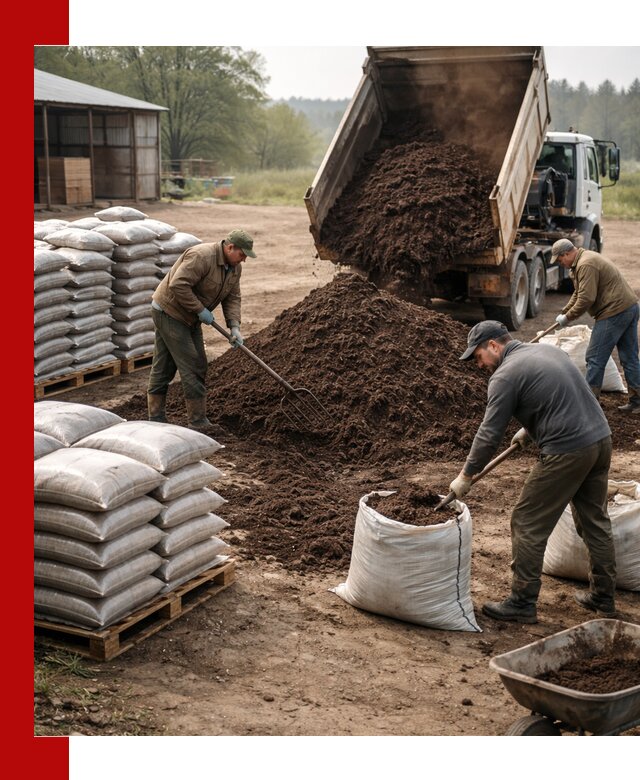 Доставка компоста оптом и в розницу в Каменске-Уральском