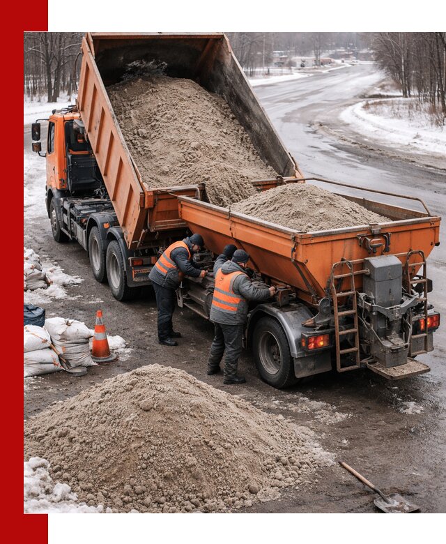 Поставка и вывоз пескосоля в Каменске-Уральском оптом и в розницу