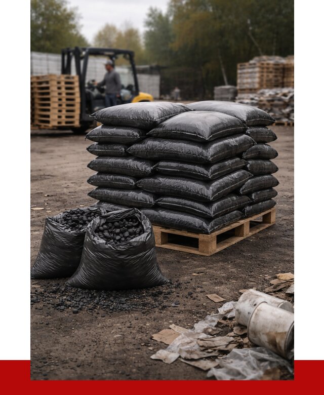 Купить уголь в мешках с доставкой в Каменске-Уральском от 7979 р. | ПРОНЕРУДКмн