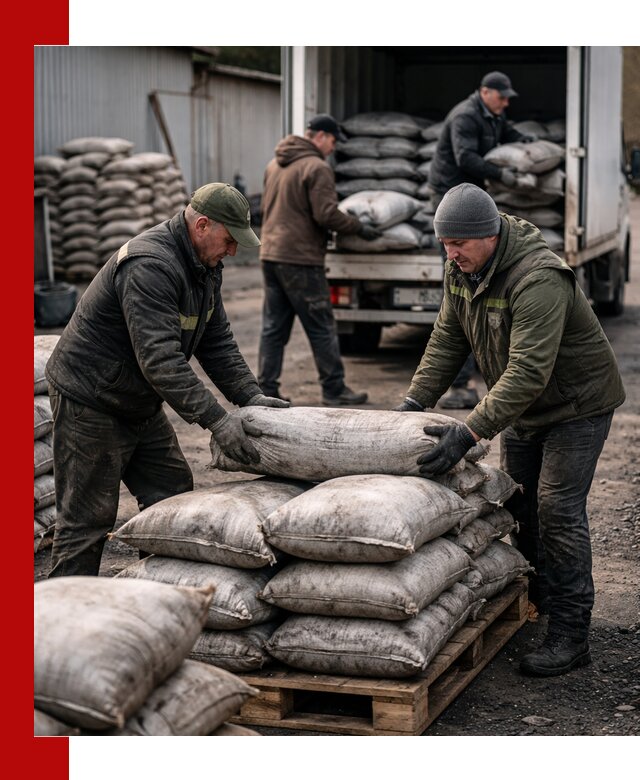 Доставка угля в мешках по выгодным ценам в Каменске-Уральском