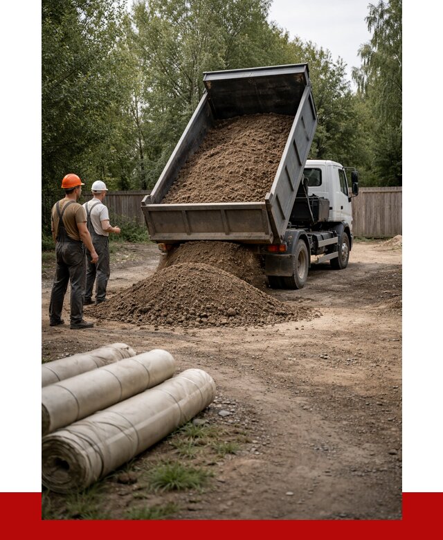 Доставка сыпучих материалов самосвалом в [cvi] от 4468 р. | ПРОНЕРУДКмн