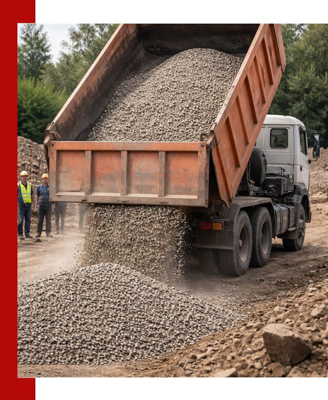 Доставка сыпучих материалов самосвалом в Каменске-Уральском быстро и надежно