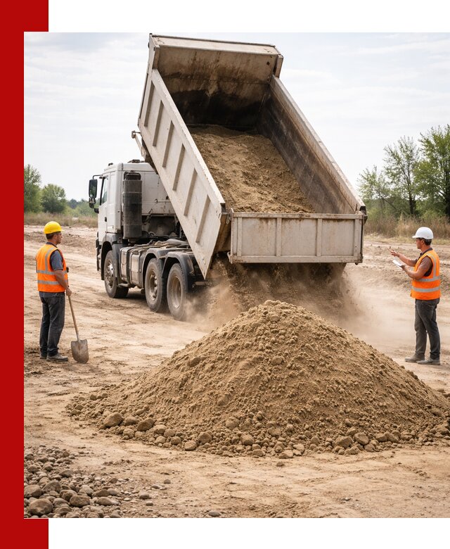 Доставка самосвалом 15 кубов в Каменске-Уральском за город и по городу