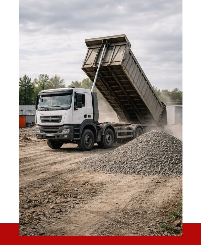 Доставка самосвалом 40 кубов в Каменске-Уральском от 9574 р. | ПРОНЕРУДКмн