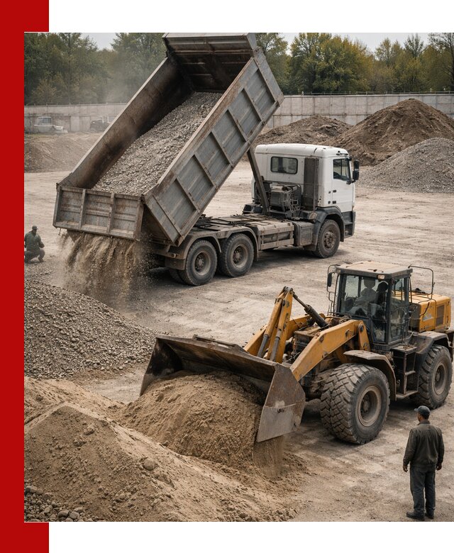 Перевозка сыпучих грузов самосвалами и бортовыми в Каменске-Уральском