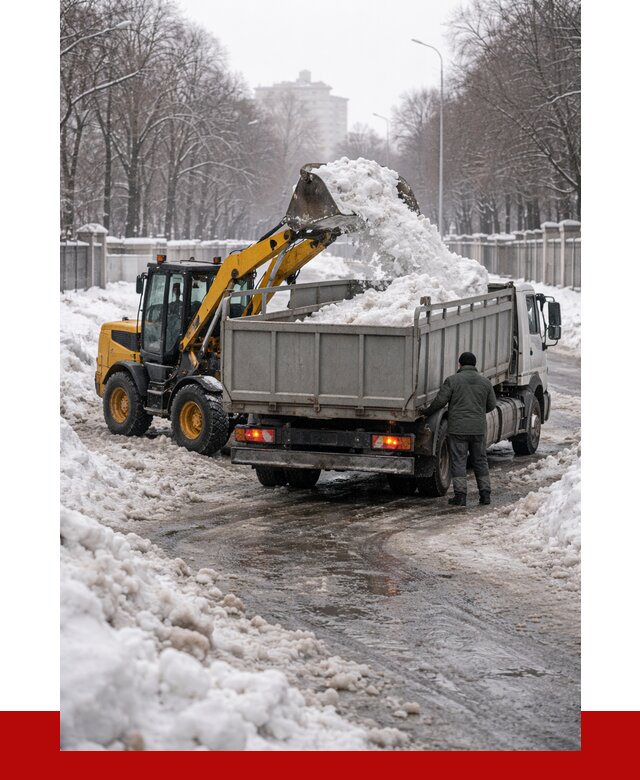 Вывоз снега с погрузкой в Каменске-Уральском от 3723 р. ПРОНЕРУДКмн
