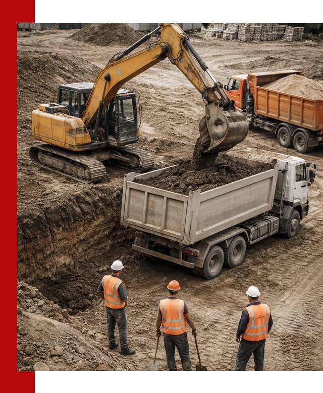 Разработка грунта для строительства и благоустройства в Каменске-Уральском