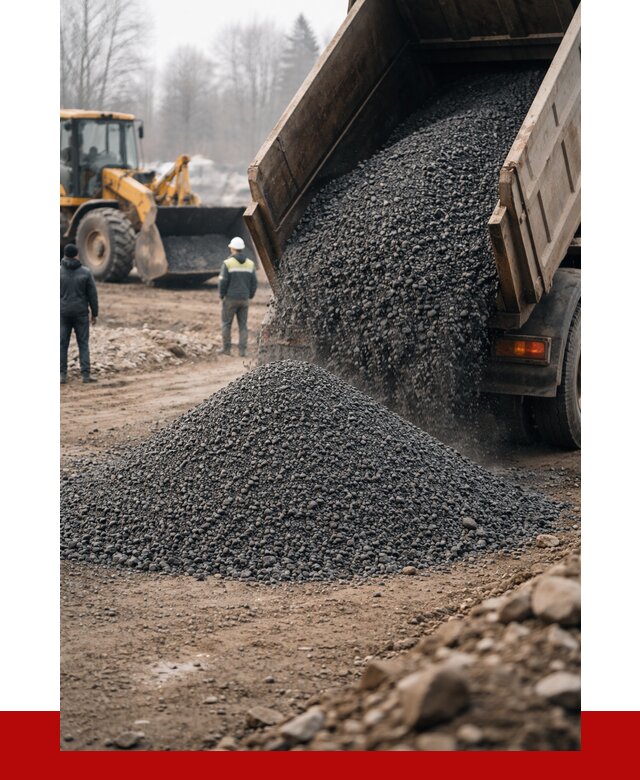 Асфальтовая крошка в Каменске-Уральском с доставкой от 1915 р. | ПРОНЕРУДКмн